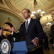Sen. John Thune (R-S.D.) speaks with members of the Senate Republican leadership during a press conference at the U.S. Capitol on Sept. 12, 2017, in Washington, D.C. (Win McNamee/Getty Images)